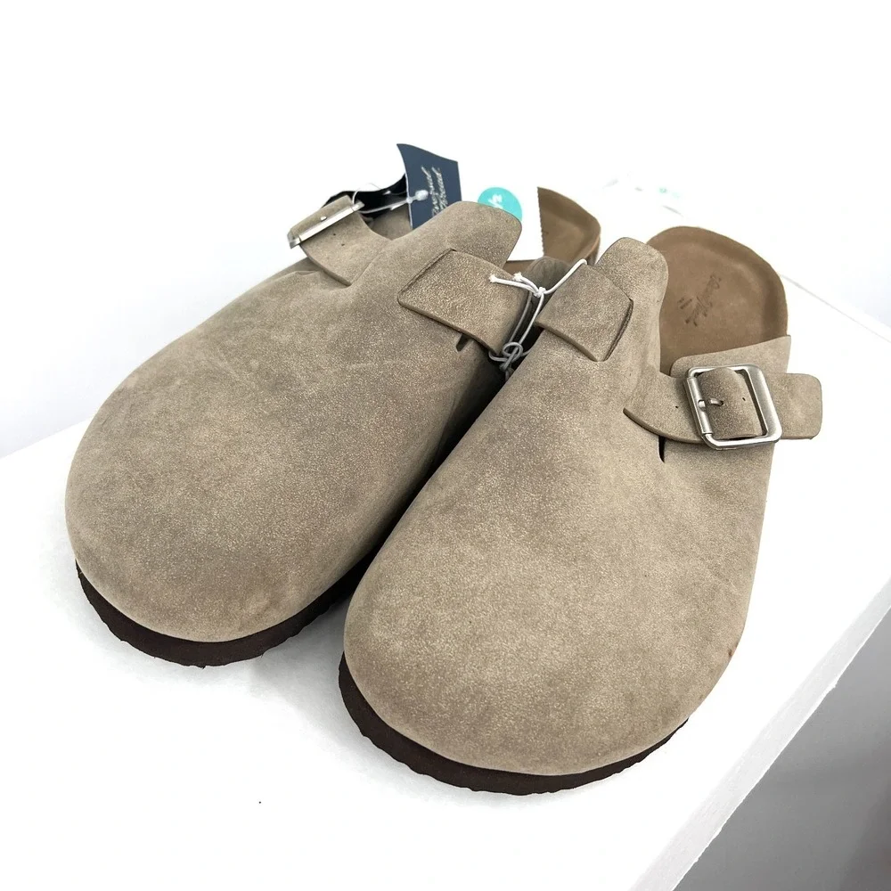 NEW Universal Thread Betsy mule clog boho shoe taupe granola classic retro 9.5